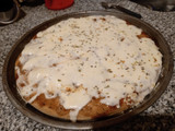 Pizza de harina integral