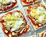 Foto langkah ke 4 dari resep Pizza tuna roti gandum.