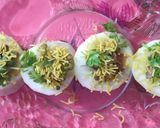 A picture of step 5 of Cucumber bhel chat.