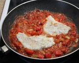 A picture of step 4 of Quick and Easy Tomato Cream Simmered Cod.