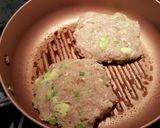 A picture of step 3 of California burger patties.
