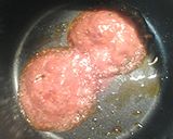 A picture of step 1 of Pepperoni ham and egg sandwich.