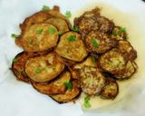 A picture of step 4 of Zucchini and eggplant fries.
