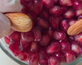 Foto del paso 4 de la receta: Chía pudding de yogur casero con granada, almendras, mantequilla de avellanas y menta fresca 🌱
