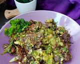 Foto langkah ke 5 dari resep Dendeng Batokok Lado Ijo.