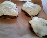 A picture of step 5 of loaded burgers.