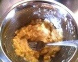A picture of step 1 of Banana and Cocoa Cupcakes.