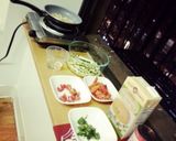 A picture of step 7 of Pasta con Peperoni e Zucchine.