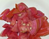 A picture of step 2 of Chilli Pulao.