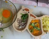 Foto langkah ke 1 dari resep MPASI 7M Kentang+Telur Kukus.
