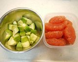 A picture of step 1 of Refreshing Grapefruit Salad.