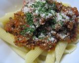 A picture of step 12 of Easy Spaghetti Bolognese Sauce made with a Food Processor.