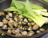 A picture of step 3 of Sake Steamed Manila Clams and Bok Choy - Nori Flavored -.