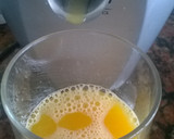 Foto del paso 3 de la receta: Fresas con leche y naranja