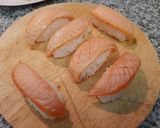 Foto del paso 8 de la receta: Nigiris de Salmón Flambeado y Trufa