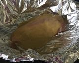 A picture of step 3 of Honey Mustard Pretzel Chicken.
