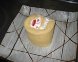 A picture of step 9 of Log Christmas Cake with Roll Cake Batter.