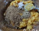 A picture of step 1 of Masala Bael or Wood-apple.