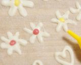A picture of step 5 of Sakura Petals for Doll Festival Cakes.