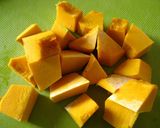 A picture of step 1 of Kabocha Squash & Milk Daifuku.