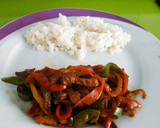 Foto del paso 3 de la receta: Ternera con verduras y salsa de soja
