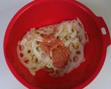 A picture of step 4 of Easy and Quick Lotus Root and Tarako Salad.