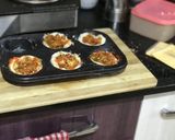 A picture of step 4 of Egg Pizza Cups.