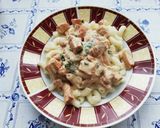 Pikáns csirkemell főtt tésztával recept fázis 6 fotója