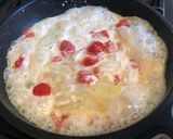 A picture of step 4 of Spanish omelette for weekend breakfast.