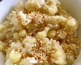 A picture of step 3 of Quick Corn Sticky Rice for Breakfast.