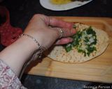 A picture of step 17 of Persian pan fried sumac kebab.