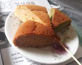 Hình bước làm 6 của món Bánh bông lan (làm bằng nồi cơm điện)