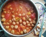 Foto langkah ke 8 dari resep Sebzeli sulu köfte (bakso kuah dg sayuran).
