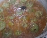 A picture of step 7 of Green biryani with kofta cake🍽.