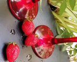 Une image de l'étape 3 de Milkshake groseilles fraises orange.