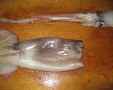 A picture of step 1 of Fresh Squid Naruto-Style Rolls.