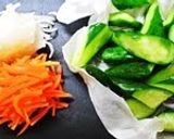 A picture of step 4 of Instant Cucumber Kimchi using Versatile Korean Flavoring Mix.