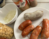Foto del paso 1 de la receta: Potaje de garbanzos con embutido valenciano, cebolla y espinacas
