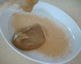 A picture of step 6 of Kinako Warabi Mochi.