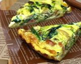 A picture of step 11 of Spring Quiche with Spring Cabbage & Fresh Onions.