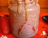 Foto del paso 2 de la receta Porridge frío de cacao y fresas