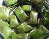 Foto langkah ke 4 dari resep Kue Nagasari Pandan.