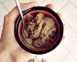 A picture of step 7 of Chickpea "cookie dough".