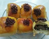 Foto langkah ke 10 dari resep Roti bolen coklat pisang keju manis rasa pas di lidah.