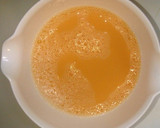 A picture of step 2 of Chawan-mushi (Steamed Egg Custard) in the Microwave.