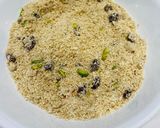 A picture of step 2 of Biscoff sesame rolls.