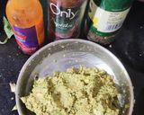 A picture of step 2 of Green Bake Falafel.