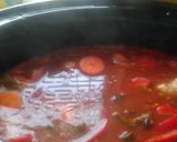 A picture of step 1 of Amy's shredded chilli chicken crockpot.
