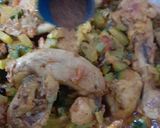 A picture of step 4 of Chicken with pumpkin.