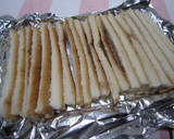 A picture of step 1 of Rusk-style Bread Crusts.